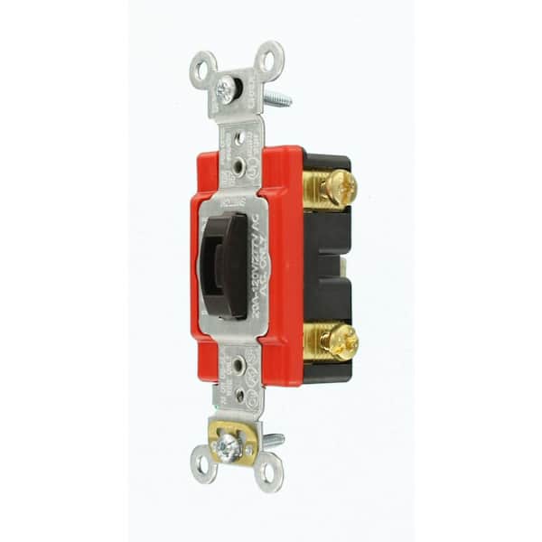 Leviton 15/20 Amp Single-Pole Industrial Locking Toggle Switch