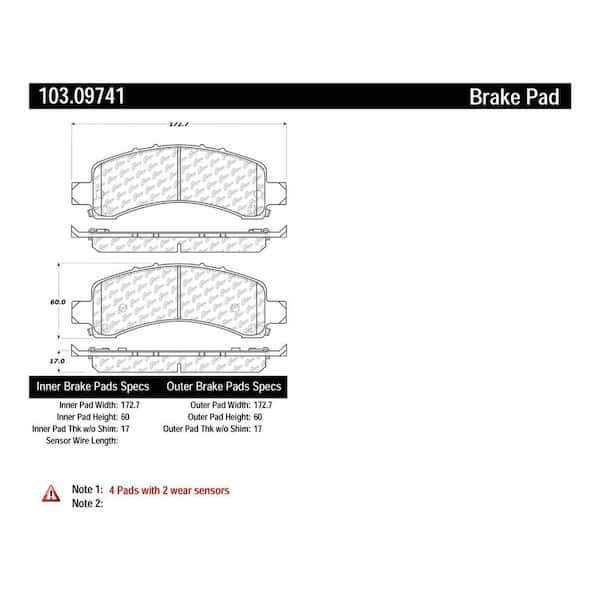 Centric Parts Disc Brake Pad Set