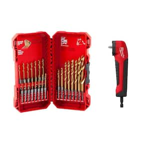 Milwaukee Shockwave Impact-Duty Titanium Drill Bit Set with Shockwave Impact-Duty Alloy Steel Screw Driver Bit Set (35-Piece)