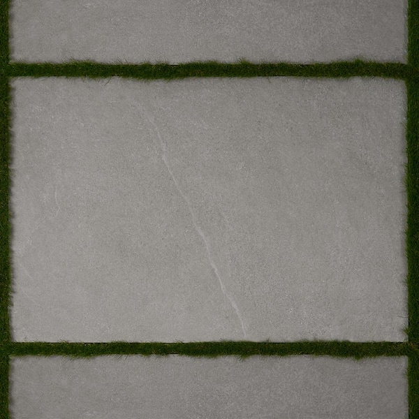 Ivy Hill Tile Monolith Silver Gray 23.62 in. x 35.43 in. 2CM Matte Porcelain Floor Paver Tile (11.62 sq. ft./Case)