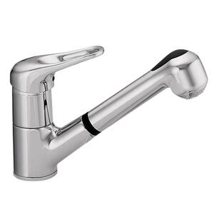Gaia Single-Handle Pull Out Sprayer Kitchen Faucet with CeraDox Technology in Polished Chrome