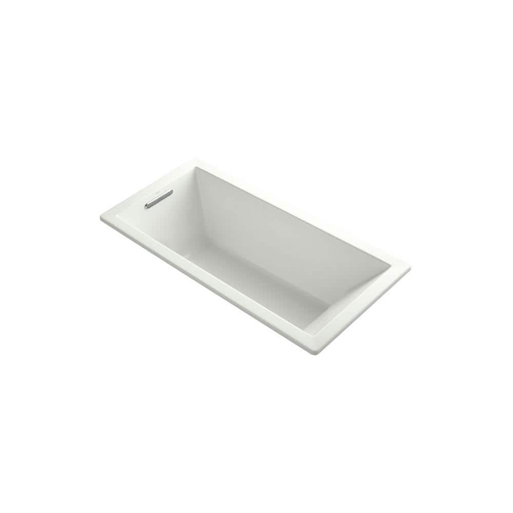 KOHLER Underscore 66 In X 32 In Rectangular Soaking Bathtub With   Dune Kohler Alcove Bathtubs K 1822 Vbw Ny 64 1000 