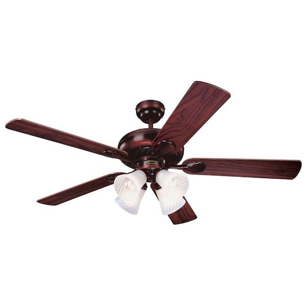 Westinghouse Swirl 52 in. Rustic Bronze Indoor Ceiling Fan