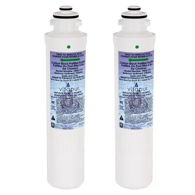 White Vitapur Kit for VFK-1U System-1 Year Supply Includes 2 Filters Water Filtration one size 