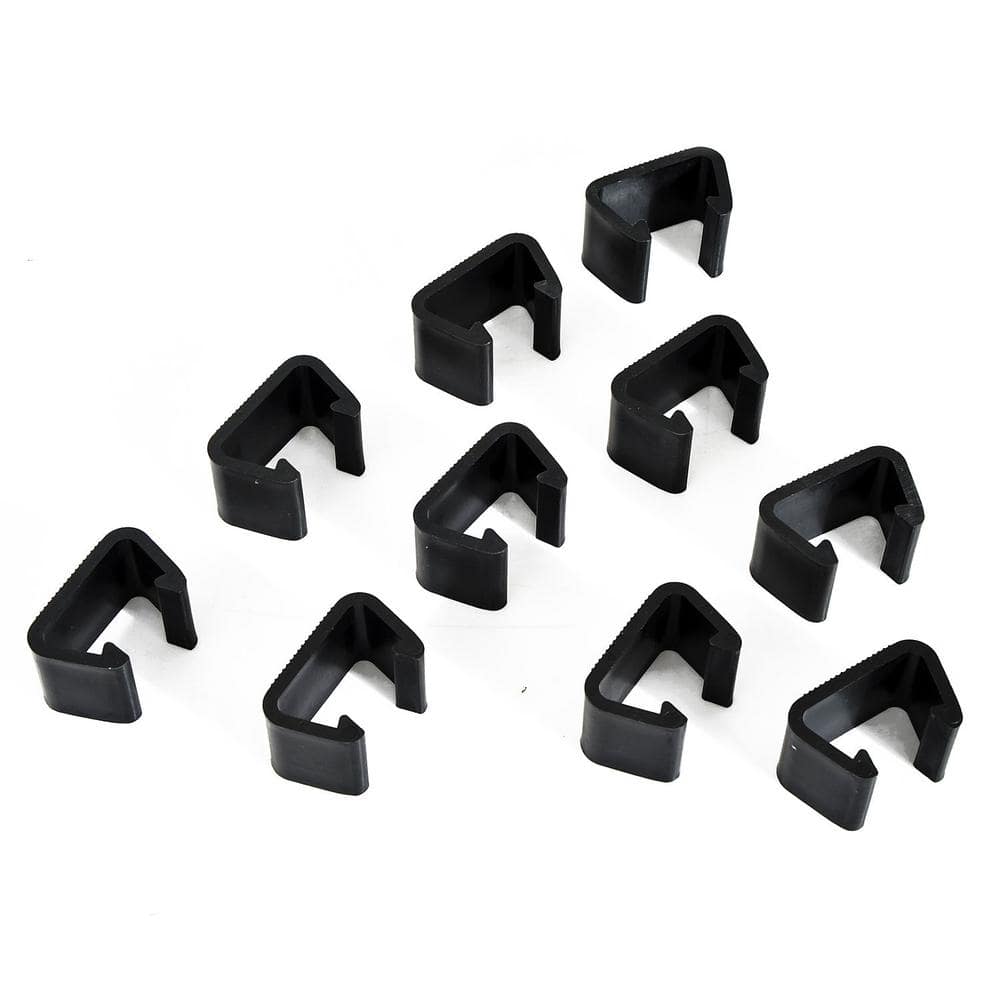 10-Piece Black Outdoor Sectional Couch Connectors, Furniture Clips, Chair Clamps for legs with a width of 1.5-1.6 in. price history on PriceWatchPro