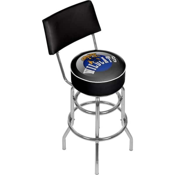 Trademark University of Kentucky Honeycomb 31 in. Chrome Padded Bar Stool