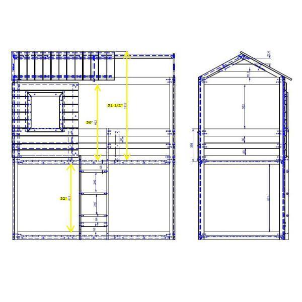 donco kids deer blind bunk loft