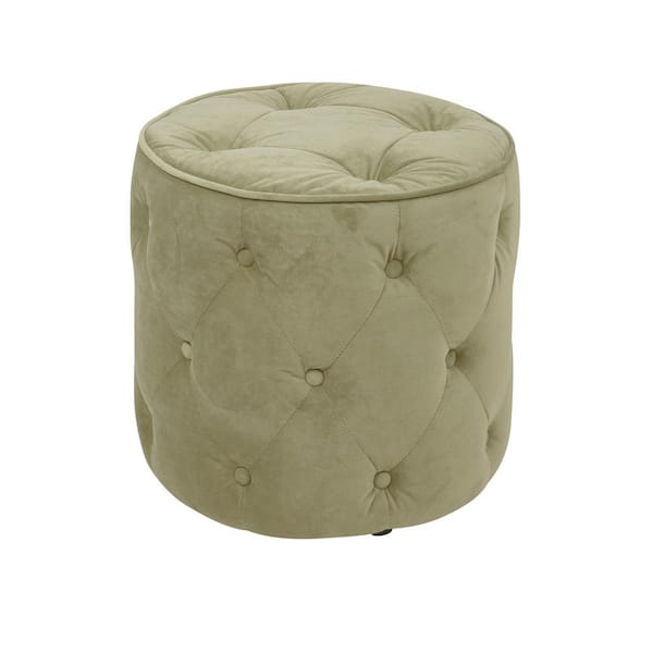 OSP Home Furnishings Spring Green Accent Ottoman