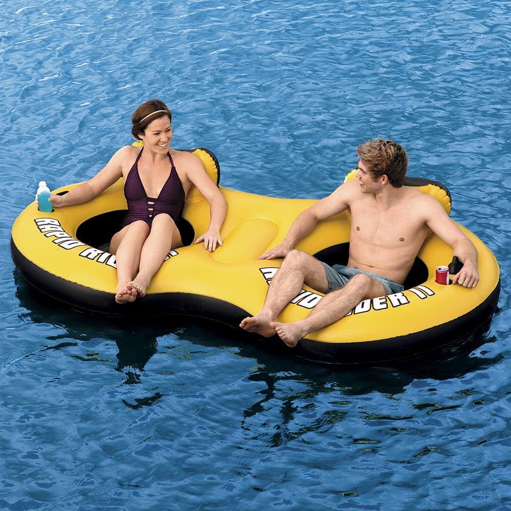 UPC 821808431137 product image for Bestway Rapid Rider II Inflatable Tube for Swimming Pools, Yellow | upcitemdb.com