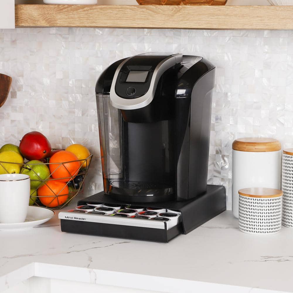 Black High Impact Polystyrene Coffee Pod Drawer for 35 Capsules