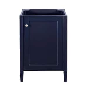 Britannia 23.6 in. W x 18.0 in. D x 33.5 in. H Single Bath Vanity Cabinet without Top in Navy Blue
