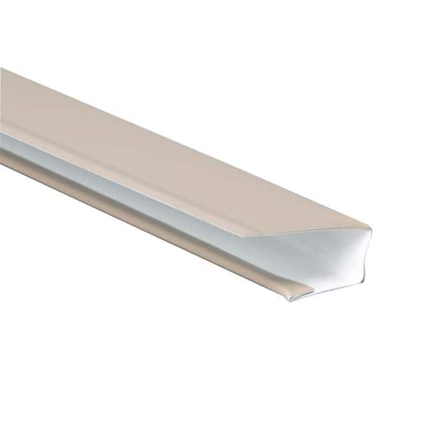 Amerimax Home Products 1.5 in. x 12 ft. Pebblestone Clay Aluminum J-Channel Trim