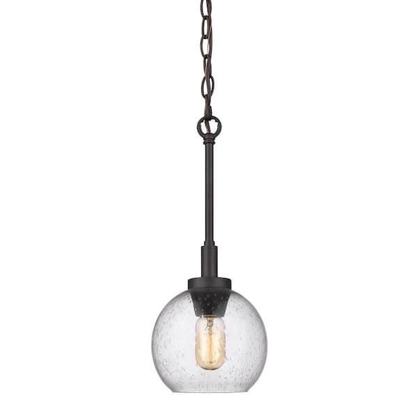 Golden Lighting Galvesto 1-Light Rubbed Bronze Pendant