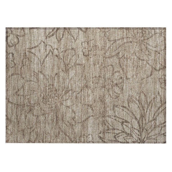 Chantille Machine Washable Indoor/Outdoor Abstract ACN2789 Beige 2 ft. x 3 ft. Accent Rug
