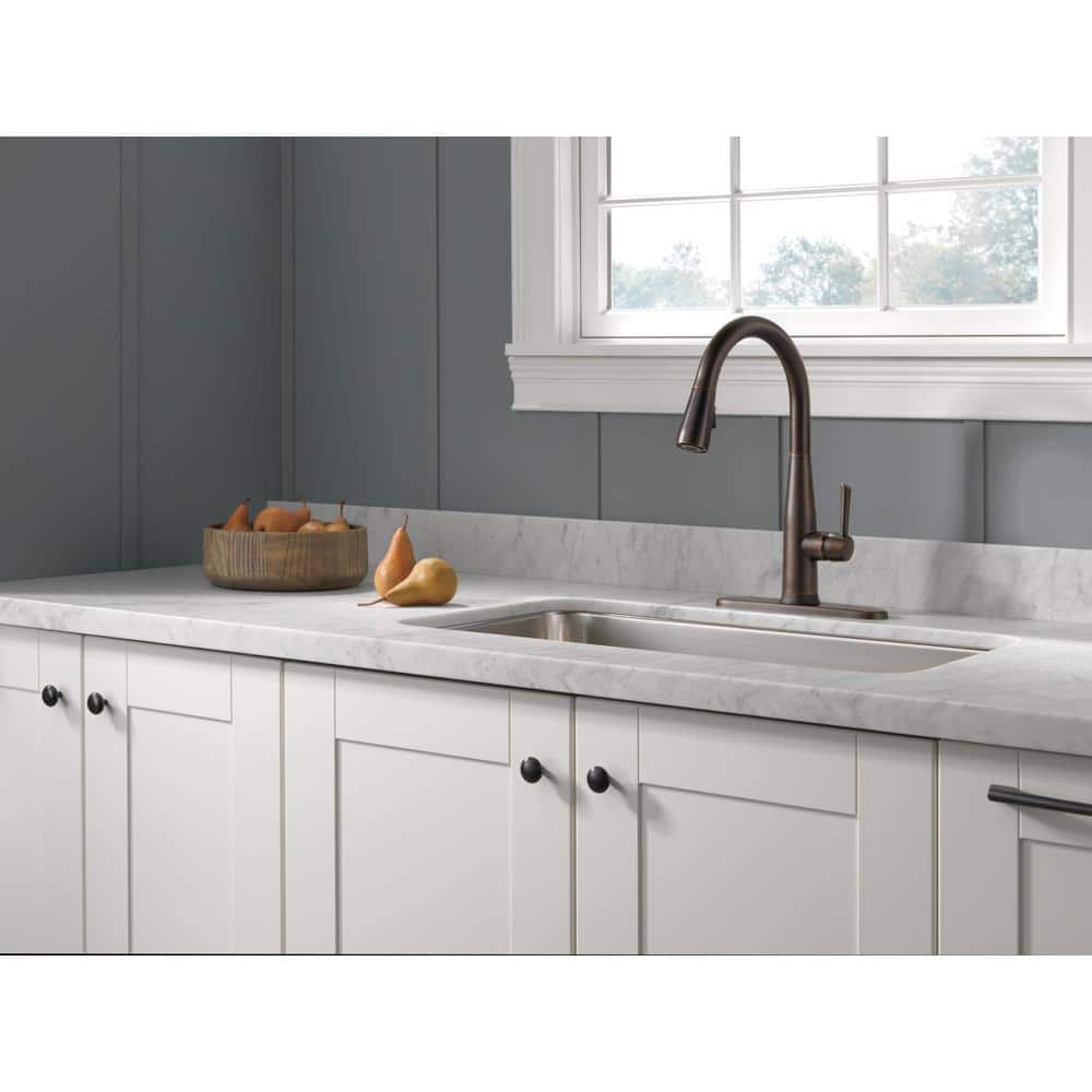 Venetian Bronze Modern Kitchen Faucet with Pull-out Spray