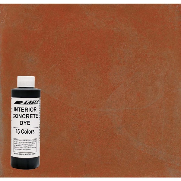1 gal. Sweet Potato Interior Concrete Dye Stain Makes with Water from 8 oz. Concentrate