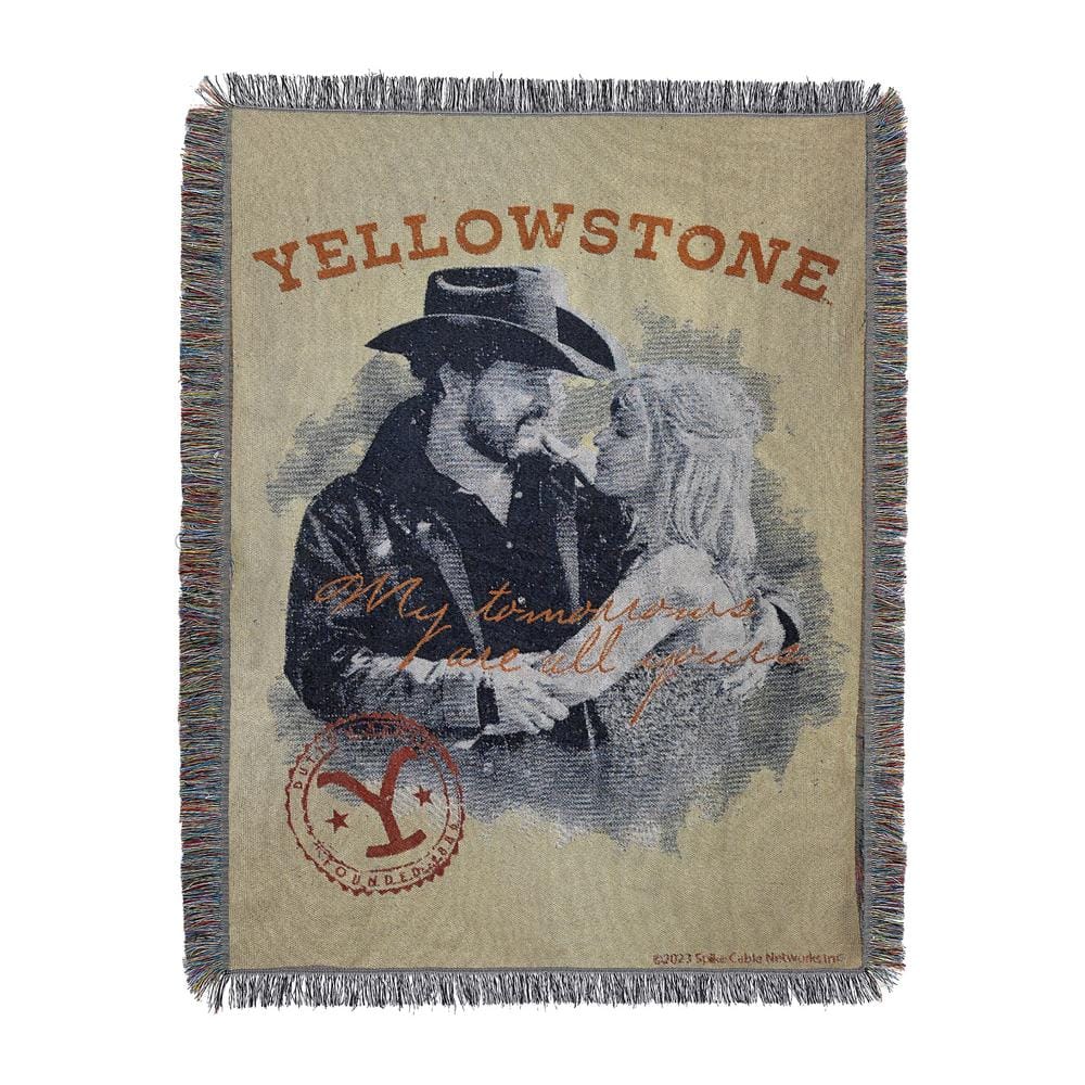 THE NORTHWEST GROUP Yellowstone Rip And Beth Tapestry Throw  1YLS051000010RET - The Home Depot