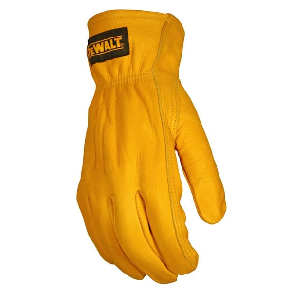 DEWALT Medium Premium Leather Driver Work Glove