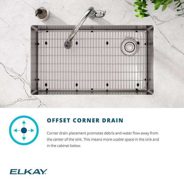 Elkay Crosstown 32 in. Undermount Single Bowl 18-Gauge