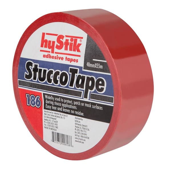 hyStik 186 2 in. x 60 yds. Red Stucco Tape