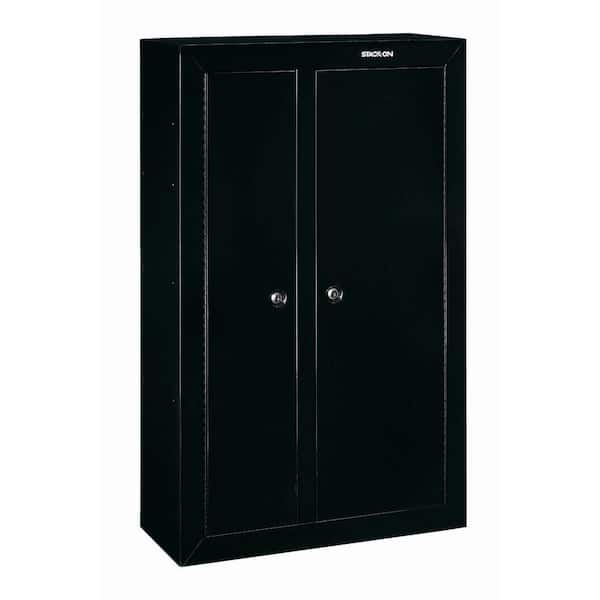 Stack-On 10-Gun Black Double Door Security Cabinet