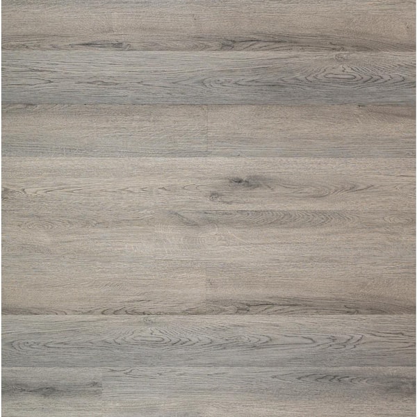 TrafficMaster Take Home Sample - Rustic Fieldstone Oak Waterproof Click Lock Luxury Vinyl Plank Flooring