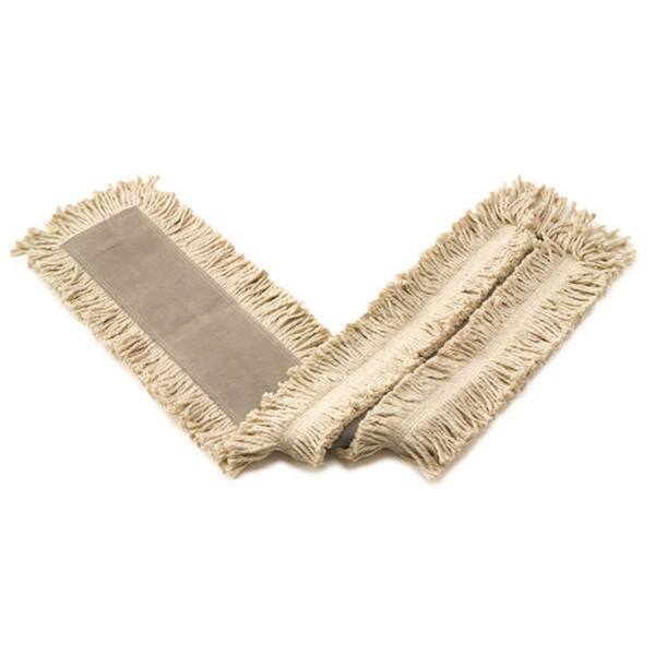 Rubbermaid Commercial Products 24 in. Blended Cut-End White Disposable Dust Mop Head