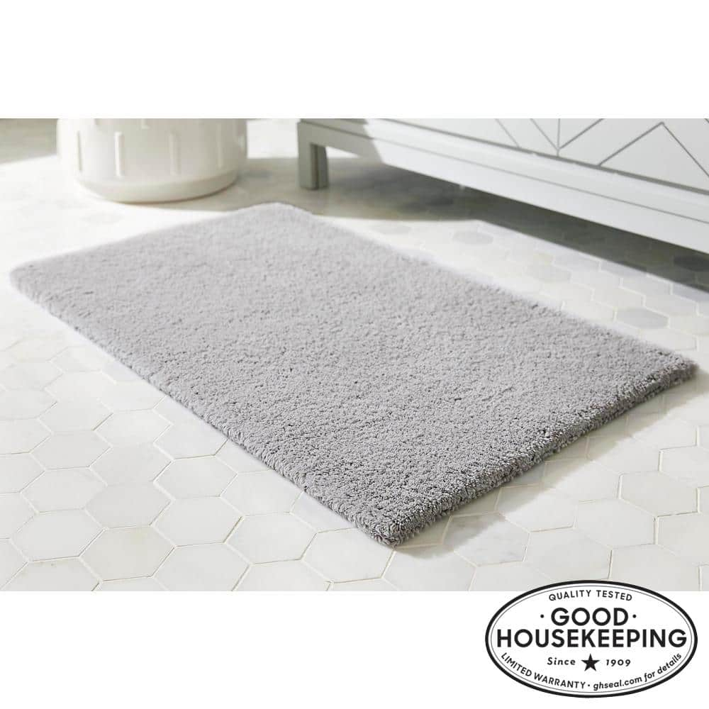 Home Decorators Collection Shadow Gray 17 in. x 24 in. Cotton Reversible Bath  Rug (Set of 2) HMT436_Shadow G - The Home Depot