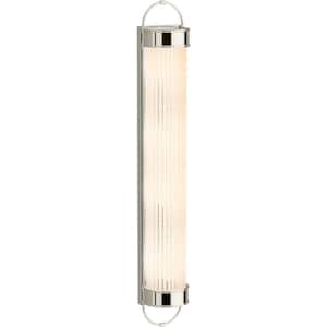 Terret 4-Light Vibrant Polished Nickel Wall Sconce