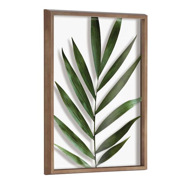 Kate and Laurel Botanical 5f by Amy Peterson Framed Nature Printed Glass Wall Art Print 24.00 in. x 18.00 in.