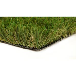 3D-W Premium 65 Fescue 15 ft. Wide x Cut to Length Green Artificial Grass Carpet