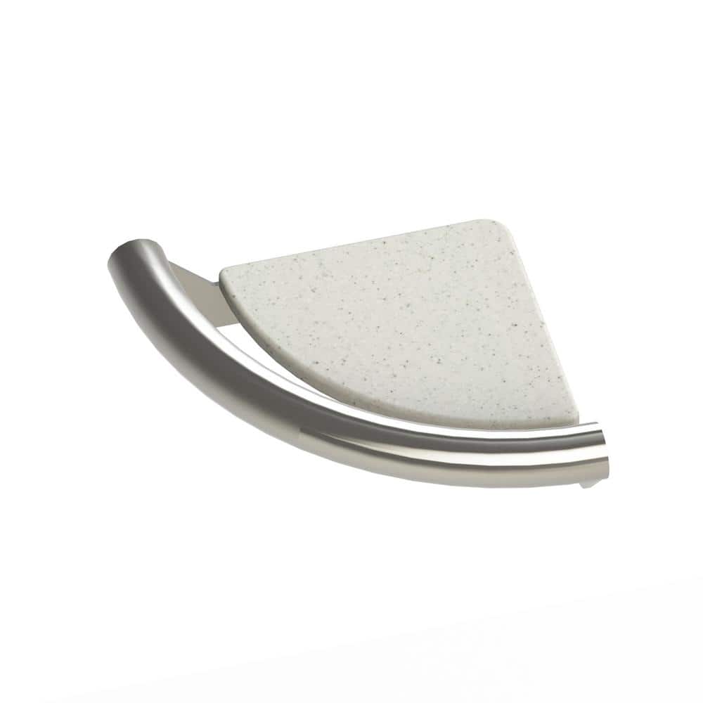 9 in. Concealed Screw Grab Bar and Corner Shelf, Designer Grab Bar, ADA Compliant Up to 500 lbs. in Brushed Stainless price history on PriceWatchPro