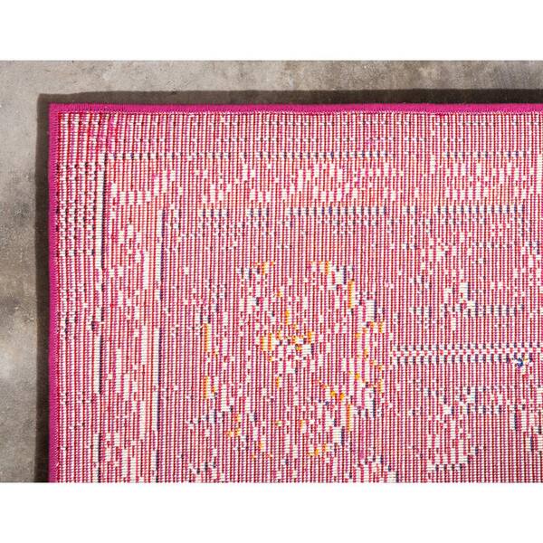 Unique Loom Medici Salamanca Fuchsia 7' 0 x 10' 0 Area Rug 3127948