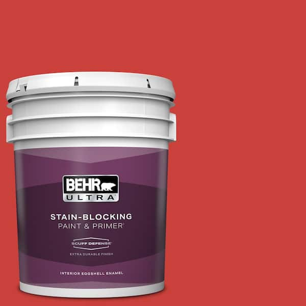 BEHR ULTRA 5 gal. #S-G-180 Grenadine Extra Durable Eggshell Enamel Interior Paint & Primer