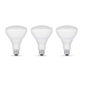 65-Watt Equivalent BR30 Dimmable CEC Compliant ENERGY STAR 90+ CRI E26 Flood LED Light Bulb, Bright White 3000K (3-Pack)