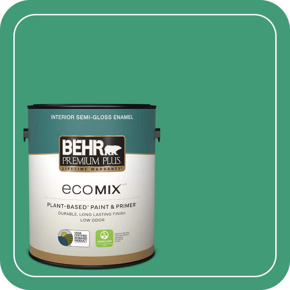 1 gal. #MQ6-42 Dancing Jewel Semi-Gloss Enamel EcoMix Plant-Based Interior Paint & Primer price history on PriceWatchPro