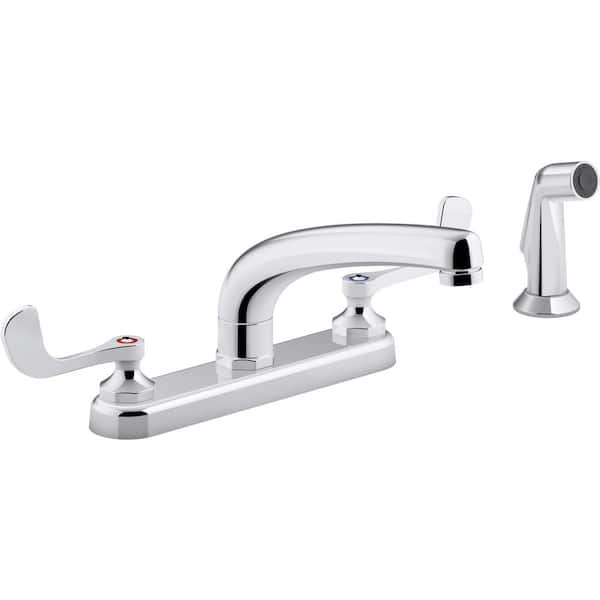 KOHLER Triton Bowe 1.8 GPM 8 in. Widespread 2-Handle Bathroom Faucet with Aerated Flow in Polished Chrome