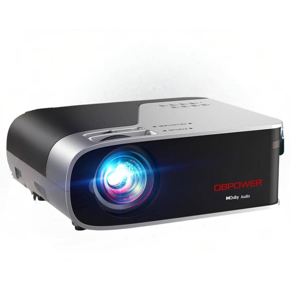 1920 x 1080 Full HD 5G WiFi Bluetooth Portable Smart Projector with 15000-Lumens Dolby Audio &  Compatible, AV, USB,HDMI -  Lukyamzn, PH012LT047