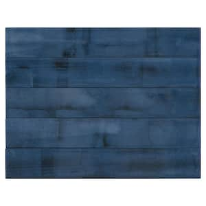 Uno Iris Blue 3 in. x 15 in. Matte Blue Porcelain Subway Floor and Wall Tile (12.59 sq. ft./Case)