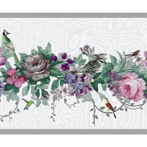 purple stationary border