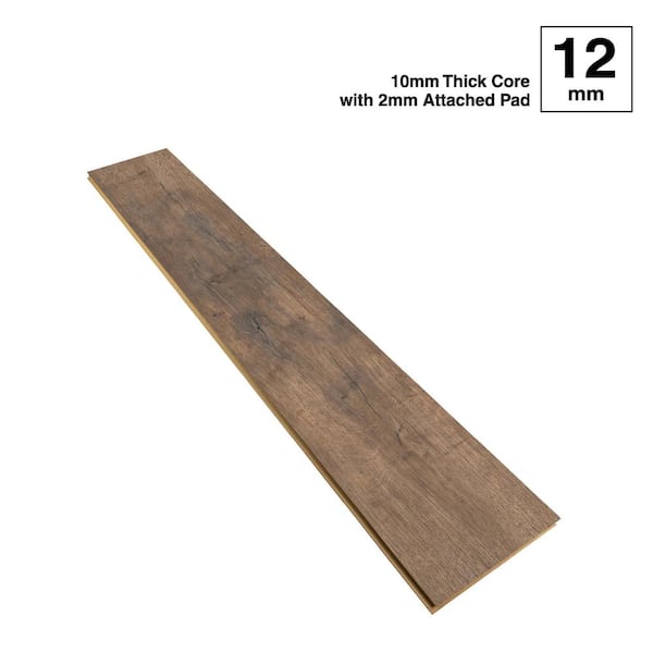 Krono Original Ancient Oak 12 mm T x 8 in. W Waterproof Laminate Wood Flooring (15.9 sqft/case)