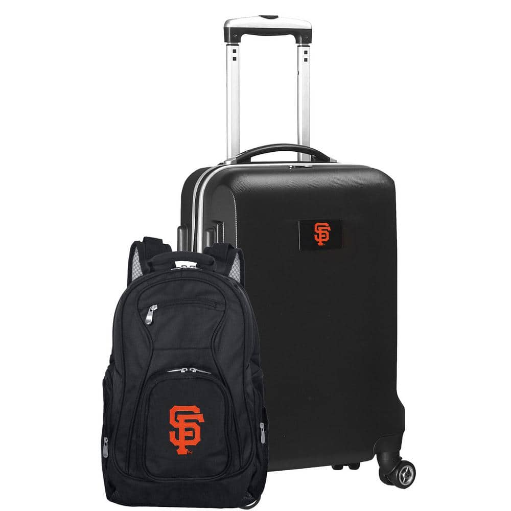 San Francisco Giants Deluxe 2-Piece Backpack and Carry-On Set -  Mojo, MLSFL104_BLACK