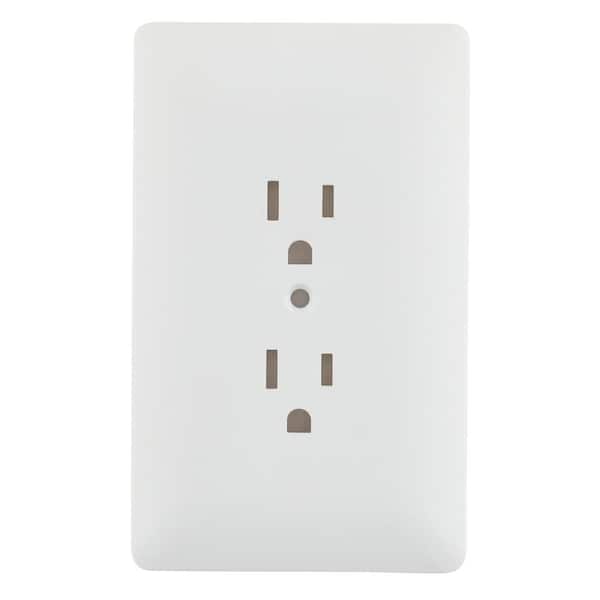 1-Gang Device Receptacle Wallplate Beige Retro Stripes Pattern Design Light Panel Cover Single Outlet Wall Plate/Panel Plate/Cover 
