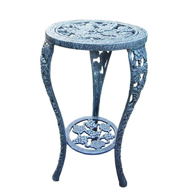 Oakland Living 26 in. Metal Grape Table Plant Stand