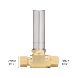 3/8 in. COMP x 3/8 in. COMP Lead Free Stainless Steel Straight Water Hammer Arrestor