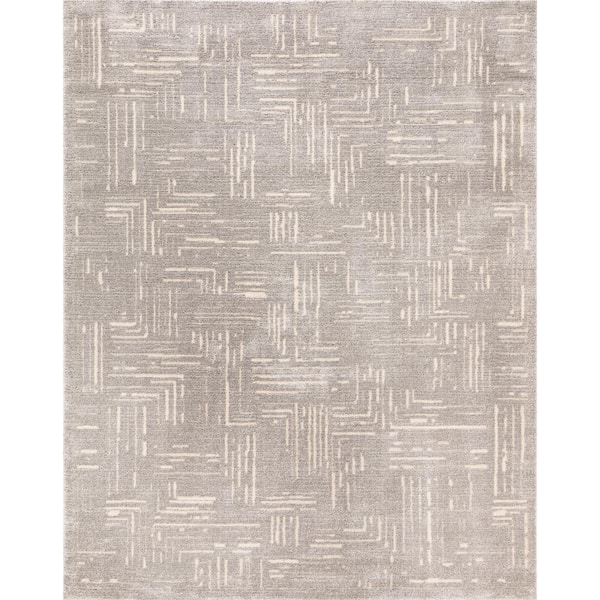 Concord Global Trading Urban Chic Gray 5 ft. x 7 ft. Contemporary Area Rug