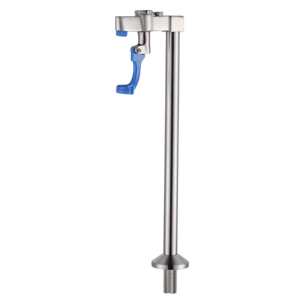 14 in Commercial Deck Mounted Pot Filler Faucet Brass High Arc Water Filling Faucet in Brushed Nickel price history on PriceWatchPro