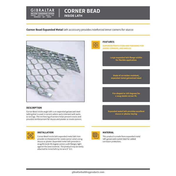 Gibraltar Building Products 3 in. x 3 in. x 8 ft. Galvanized Gibraltar Building Products 3 in. x 3 in. x 8 ft. Galvanized