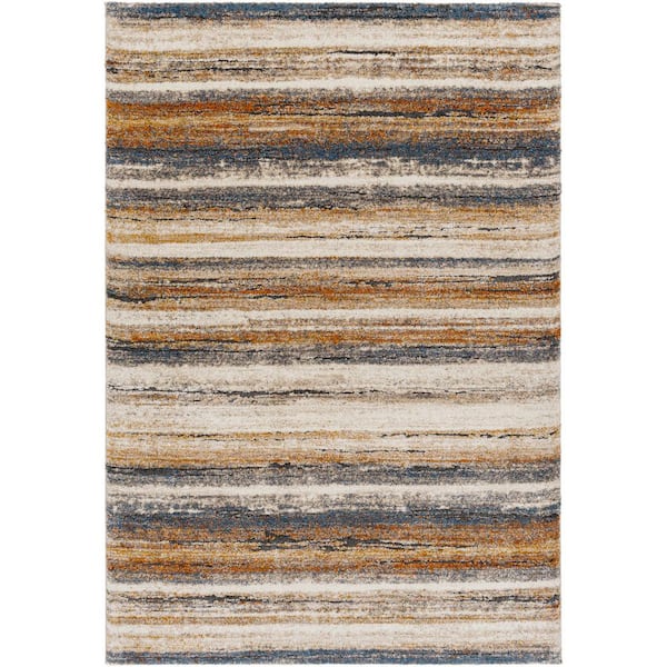 Artistic Weavers Aden Multicolor 4 ft. x 6 ft. Stripe Indoor Area Rug