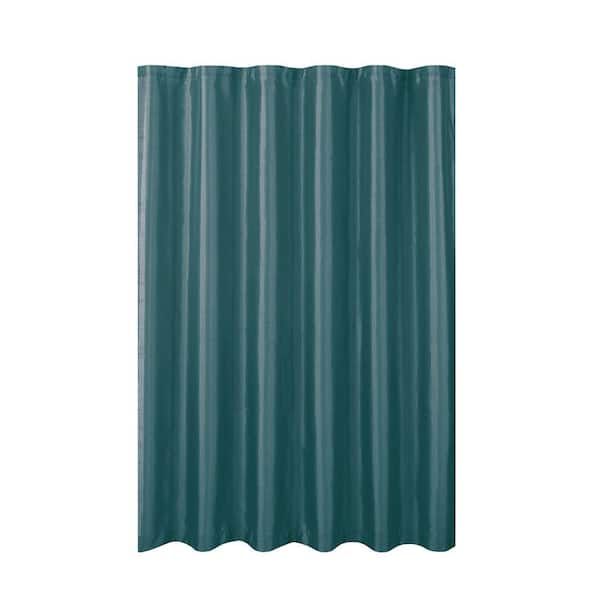 Ideas Jane Faux Silk Grey Teal 70, Solid Color Shower Curtains